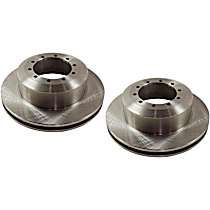 Rear Brake Disc, Plain Surface, Solid, 10 Lugs, 394.97 mm,, Pro-Line Series