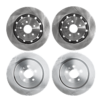 Front and Rear Brake Disc, Plain Surface, Vented, 5 Lugs, 352.04 mm, Pro-Line Series
