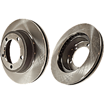 Front or Rear Brake Disc, Plain Surface, Vented, 5 Lugs, Pro-Line Series