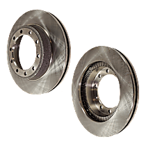 Front Brake Disc, Plain Surface, Vented, 10 Lugs, 381 mm,, Pro-Line Series