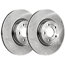 Front Brake Discs, Plain Surface, Vented, 5 Lugs, 11.81 in. Disc Diameter, 3.15 in. Hub Reg, Pro-Line Series