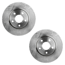 Front Brake Discs, Plain Surface, Vented, 5 Lugs, 10.94 in. Disc Diameter, Pro-Line Series