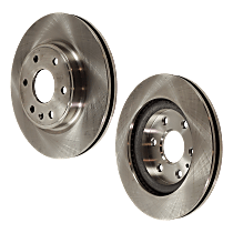 Front Brake Disc, Plain Surface, Vented, 6 Lugs, 325.12 mm, Pro-Line Series