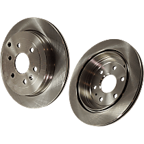 Rear Brake Disc, Plain Surface, Vented, 6 Lugs, 330.96 mm, Pro-Line Series