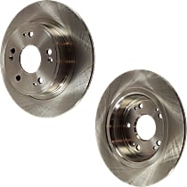 Rear Brake Disc, Plain Surface, Solid, 5 Lugs 11.09 in. Pro-Line Series