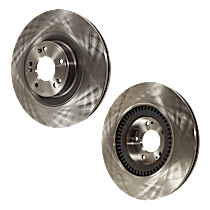 Front Brake Disc, Plain Surface, Vented, 5 Lugs, 344.93 mm,, Pro-Line Series