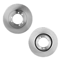Front or Rear Brake Disc, Plain Surface, Vented, 6 Lugs, Pro-Line Series