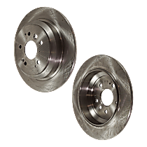 Rear Brake Disc, Plain Surface, Solid, 5 Lugs, 330 mm, RTL, 3.5L 6Cyl, Pro-Line Series