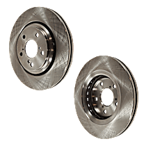Front Brake Disc, Plain Surface, Vented, 5 Lugs, 320.04 mm, RTL, 3.5L 6Cyl, Pro-Line Series