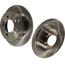 Rear Brake Disc, Plain Surface, Solid, 5 Lugs, 261.87 mm, Pro-Line Series