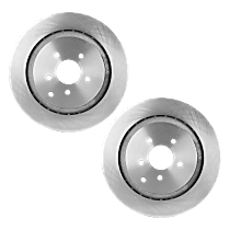 Rear Brake Disc, Plain Surface, Vented, 5 Lugs, 350.01 mm, Pro-Line Series