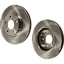 Front Brake Disc, Plain Surface, Vented, 5 Lugs, 290.07 mm,, Pro-Line Series