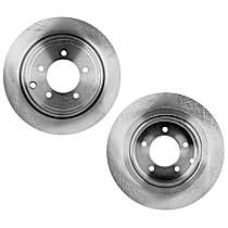 Rear Brake Disc, Plain Surface, Solid, 5 Lugs, 302.01 mm, 2.4L 4Cyl, Pro-Line Series