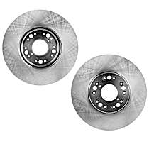 Front Brake Disc, Plain Surface, Vented, 5 Lugs, 295.91 mm, 4.3L 8Cyl, Pro-Line Series