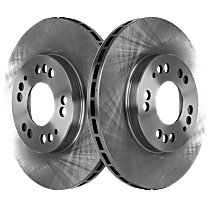 Front Brake Disc, Plain Surface, Vented, 5 Lugs 10.87 in. Pro-Line Series