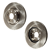 Front Brake Disc, Plain Surface, Vented, 5 Lugs, Pro-Line Series