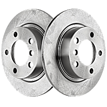 Rear Brake Disc, Plain Surface, Solid, 5 Lugs, 279.65 mm, S ALL4, 1.6L 4Cyl, Pro-Line Series