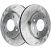 Front Brake Disc, Plain Surface, Vented, 4 Lugs 10.12 in. Pro-Line Series