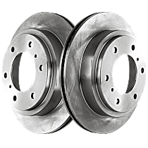 Rear Brake Disc, Plain Surface, Vented, 6 Lugs, 299.97 mm, Pro-Line Series