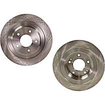 Rear Brake Disc, Plain Surface, Solid, 5 Lugs, 302.01 mm, 2.0L 4Cyl, Pro-Line Series