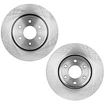 Front Brake Discs, Plain Surface, Vented, 6 Lugs, 11.65 in. Disc Diameter, 3.5/3.8/4.0L Engines, Pro-Line Series