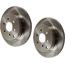 Rear Brake Disc, Plain Surface, Vented, 6 Lugs, 307.59 mm, SE, 4.0L 6Cyl, Pro-Line Series
