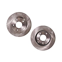 Front and Rear Brake Disc, Plain Surface, Vented, 5 Lugs 10.5 in. Pro-Line Series