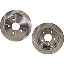 Rear Brake Disc, Plain Surface, Solid, 5 Lugs, 277.88 mm, Pro-Line Series