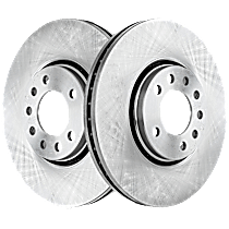 Front Brake Discs, Plain Surface, Vented, 5 Lugs, 302mm Front Disc, Pro-Line Series
