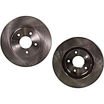 Front and Rear Brake Disc, Plain Surface, Vented, 5 Lugs, 295.91 mm,, Pro-Line Series