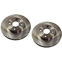 Front and Rear Brake Disc, Plain Surface, Vented, 4 Lugs 255.02 mm Pro-Line Series