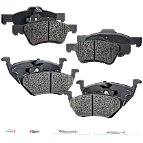 Front and Rear Ceramic Brake Pad Set, Four Wheel Drive, Pro-Line Series
