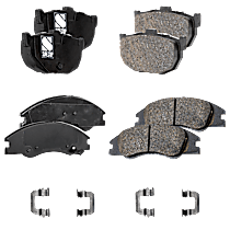 Front and Rear Ceramic Brake Pad Set, Pro-Line Series