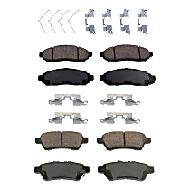 Disc Brake Pad Set-Semimetallic Rear Febest fits 05-12 Nissan Pathfinder