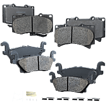 Front and Rear Brake Pad Sets, Ceramic, Pro-Line Series