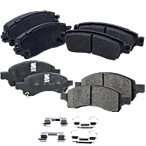 Front and Rear Brake Pad Sets, Ceramic - Front; Semi-Metallic - Rear, Pro-Line Series
