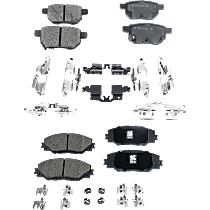 Front and Rear Brake Pad Set, Ceramic, Pro-Line Series