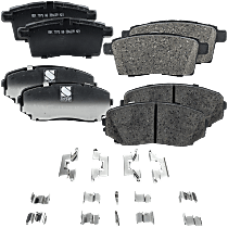 Front and Rear Brake Pad Sets, Pro-Line Series, Ceramic Pad Material