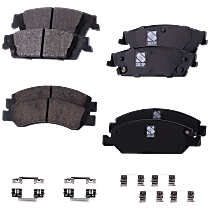 Front and Rear Brake Pad Set, Ceramic, Pro-Line Series