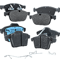 Front and Rear Brake Pad Sets, Semi-Metallic - Front; Organic - Rear, Pro-Line Series