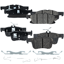 Front and Rear Brake Pad Sets, Ceramic, Pro-Line Series