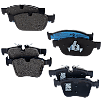 Front and Rear Pro-Line Series Organic Brake Pad Set