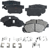 Front and Rear Brake Pad Sets, Ceramic, Pro-Line Series