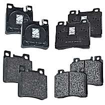Front and Rear Brake Pad Sets, Organic, Pro-Line Series