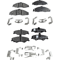 Front and Rear Brake Pad Sets, Ceramic, Pro-Line Series