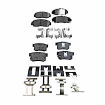 Front and Rear Brake Pad Set, Ceramic, Pro-Line Series