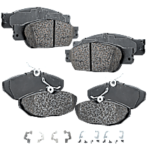Front and Rear Brake Pad Set, Organic, Pro-Line Series