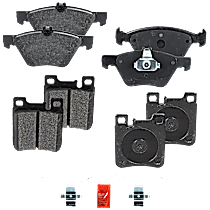 SureStop Front and Rear Brake Pad Sets, Organic, Sedan/Wagon, Pro-Line Series