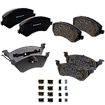 Front and Rear Brake Pad Sets, Ceramic, Pro-Line Series