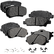 Front and Rear Brake Pad Sets, Ceramic, Pro-Line Series